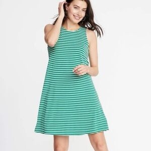 Old Navy Sleeveless Shirt Swing Dress Sz. L